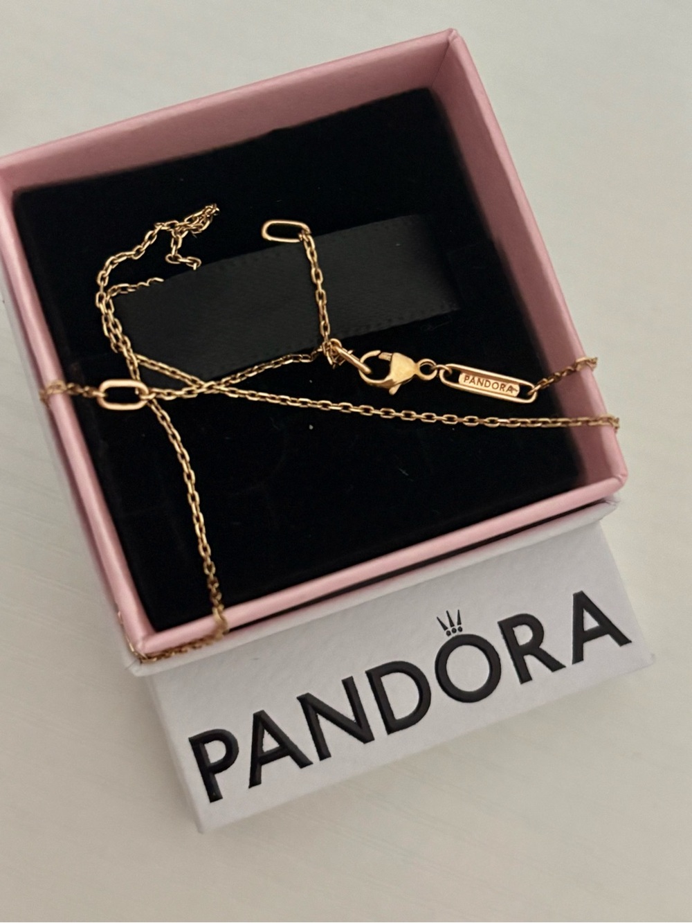 Pandora Talisman 14k Gold Cable Chain Necklace